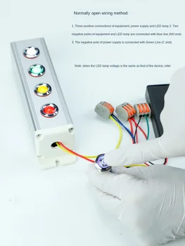 YZWM 16mm metalo mygtuką perjungti save iš naujo elektroninio jungiklio mygtuką, LED šviesos maži, apvalūs, galios simbolis