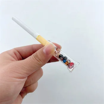 1 PcsGlass FilterTip su Deimantu, 8mm Cigarečių Nuorūkos Patarimas Filtro Rinkinys, Papildomų LargePaperCone Kaljanas Kandikliai Rūkymo Reikmenys