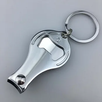 3 in 1 Butelio Atidarytuvas Alui Filer Anglies Nagų Žirklės Clipper paketų prižiūrėtojų raktinę Mini Veidrodis