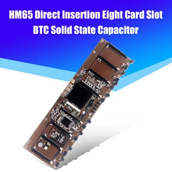 HM65 8 GPU USB 2.0 USB 3.0 MSATA SATA3.0 Integruotas DDR3 CPU BTC Plokštė BTC Kompiuterio Miner Plokštė CPU Rinkinys