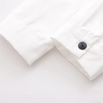 Marškinėliai femme mokyklos mergaičių palaidinukės ir marškiniai balti ilgomis rankovėmis palaidinė moteris mados 2021 elegantiškas vasarą blusas mujer de moda
