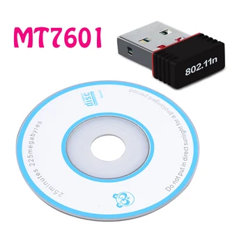 MT7601 Mini USB Wifi Adapteris 802.11 n/g/b Wi Fi Antena 150Mbps Wireless LAN Tinklo plokštė Išorinį USB Wifi For Desktop Laptop