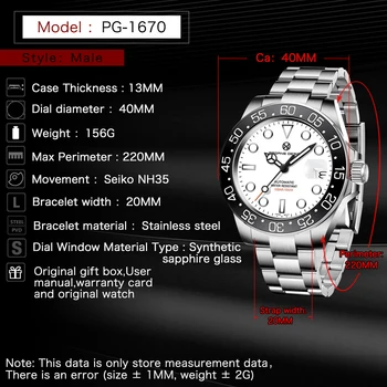PAGNE DIZAINO 2021 Naujas Vyrų Mechaninis laikrodis Nerūdijančio Plieno Automatinis atsparumas Vandeniui Žiūrėti vyriški Sportiniai Laikrodis Relogio Masculino