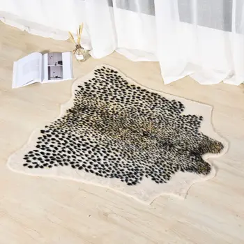 Naujas Leopard imitacija gyvūnų odos kilimo imitacija tigras, odos neslidus kilimėlis kambarį miegamojo sofa-lova, žurnalinis staliukas, apdailos kilimėlis