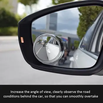 360 Laipsnių Rotable Taškus, Universalus Plataus Kampo Turas Aklojoje Veidrodžių Automobilio Galinio Vaizdo Išgaubtu Veidrodžiu Už Stovėjimo Aikštelė, Automobilių Reikmenys