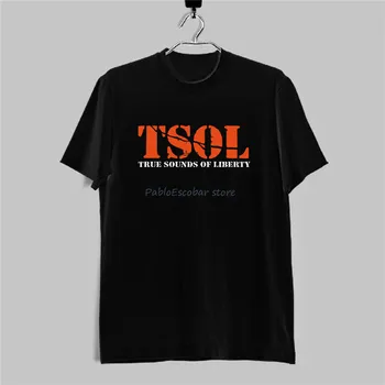 Tsol Punk Roko Grupė Vyrų Black T-Shirt Dydis S-5Xl Juokinga Dizaino Marškinėliai