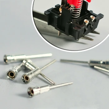 120Pcs Ilgai Pin LED Hot Plug Sip Lizdas Kristalų laikrodžių Osciliatoriai Bazę Jungikliai H052