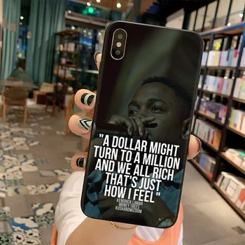 Kendrick Lamar Silikoninis Telefono dėklas, skirtas iphone 5 5S SE 2020 6 6s 7 8 plus X XR XS 11 12 Pro Max 12 Mini