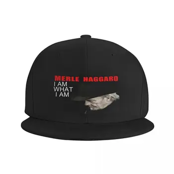 Merlot Haggard esu Kas Esu Albumą Beisbolo kepuraitę Panamos Skrybėlė Kibiro Kepurę Zuikio Kepurę Vyrų Kepurė