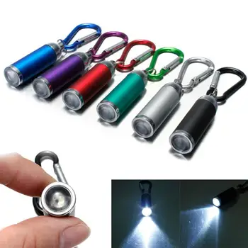 Itin Šviesus Mini LED Kempingas Žibintuvėlį, Fakelą paketų prižiūrėtojų raktinę Nešiojamų Key Chain Išgaubtas Veidrodis LED Žibintuvėlį, Fakelą
