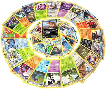 360Pcs/Box Pokemon Kortas Naujausias GX EX Kardas&Shield Sun&Moon anglų Trading Card Šviečia Žaidimo Versijos 36 Pak Žaislų Kolekcija