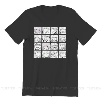 Nagito Manga Kolekcija Aktyvus Danganronpa Žaidimas Marškinėlius Juoda Punk T shirt Streetwear Homme Grynos Medvilnės Ofertas Trumpas Rankovės