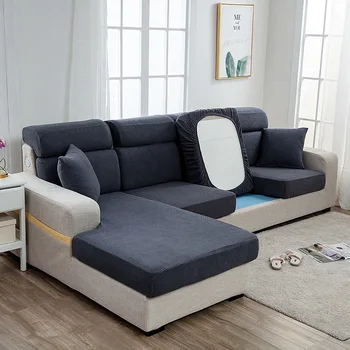Gyvenamasis kambarys sofos pagalvėlė padengti elastinga viskas įskaičiuota keturis sezonus universal ne slydimo kampas, sofa-lova, kėdė padengti 1/2/3/4 Sofa Sėdynės