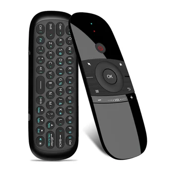 2.4 G Air Mouse Wireless Keyboard 6-Ašies Judesio Prasme IR Mokymosi Remote Control w/ USB Imtuvas 