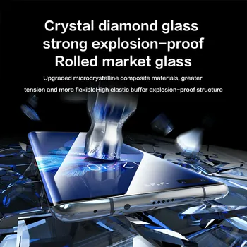 SmartDevil Pildymas Samsung Galaxy S21 Ultra Visą Klijai UV Grūdintas Stiklas Samsung S20 Plius 20 Pastaba Ultra Screen Protector
