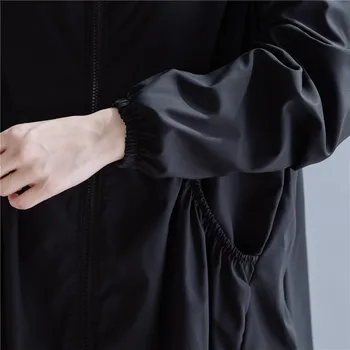 2020 didelio Dydžio, Pavasario, Rudens Mados Gobtuvu Švarkelis Moterų Liemenė Ponios Moterų Plius Didelis Ilgos Tranšėjos Paltai Outwear m493