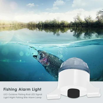 Lauko meškere Patarimas Naktį Žvejybos Bite Signalizacijos Lemputė Finder Lempos Traukia Krevetės, Kalmarai Krilių LED įspėjamasis Signalas Šviesa