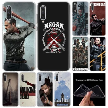 Negan Walking Dead Silikono Minkštas Telefoną Atveju Xiaomi 10 Pastaba Mi 11 9 8 CC9 5X 6X A1 A2 A3 F1 X3 F2 F3 Pro Lite + Shell Coque