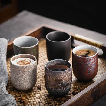 Kūrybos Kavos Puodeliai Ir Keramikos Bokalų Alaus, Arbata Kelionės Puodelis Viskio Drinkware Coffe Cup Keramikos Latte Kungfu Arbatos Puodelio Glazūra Dovana