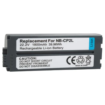 1Pc 1800mAh NB-CP2L NB CP2L Baterijai Canon NB-CP1L CP2L Canon Foto Spausdintuvai SELPHY CP800, CP900, CP910, CP1200,CP100,CP1300