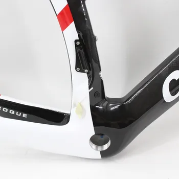 Naujausias balta 700C Lenktynių Kelių dviratį 3K visas anglies pluošto dviratis rėmas anglies fork+nuo balnelio iškyšos+spaustuvas+ausines lengviausias Nemokamas pristatymas