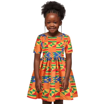 Afrikos 2021 Mamytė Ir Man Suknelė Trumpomis Rankovėmis Moterims Ir Mergina Dress Šeimos Atitikimo Komplektus Vasaros Suknelės Motina Dukra Drabužiai