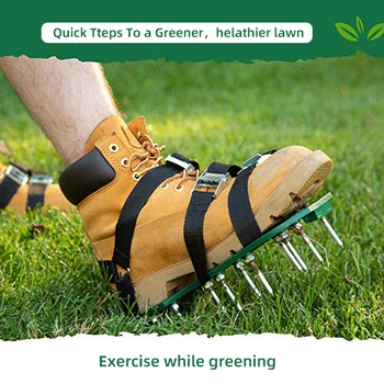 1 Pora Žolės Spygliuota Sodo Pėsčiomis Atgaivinti Vejos Aeratorius Sandalai Nagų Batai Įrankis Nagų Kultivatorius Kieme Sodo Įrankių