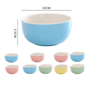 Keramikos dubuo nustatyti namuose valgyti dubenį Japonų ryžių dubenėlį 4 set mažas valgomasis keramikos dubenėlį kaulų kinija sriuba bowl