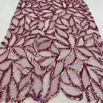 2020 m. naujo dizaino mados siuvinėjimo tinklelio tiulio nėrinių su akmenimis audinio suknelė Afrikos audinio didmeninė tiulio net raišteliais