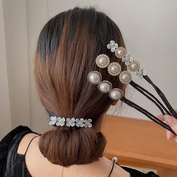Haimeikang Moterų Elastinga, plaukai surišti į uodegą Plaukų Įrankiai Merginos prancūzijos 