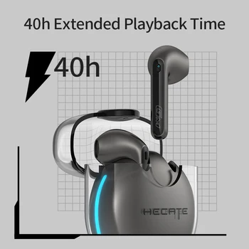 EDIFIER GM5 tiesa, bevielės žaidimų ausinės Qualcomm aptX Bluetooth V5.2 low latency 40h Pratęstas Atkūrimo Laikas tws žaidimų ausinių