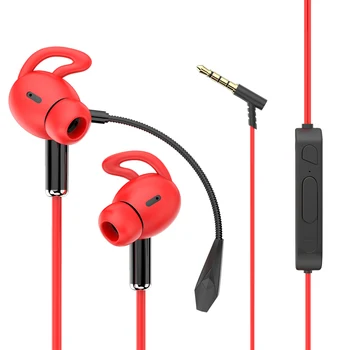 Laidinio Ausinės Su Dviguba Mic Žaidimų In-Ear Ausines 3,5 mm Lizdas Galvos Ausinių Smartfon Mobilusis Žaidimas Pubg Cod