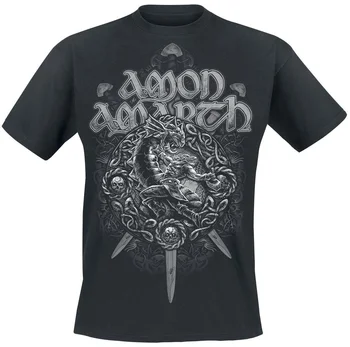 Vyrų Marškinėliai Amon Amarth Ragnarok Mados Trumpas Rankovės Juokinga T-Shirt Suvenyrinius Marškinėlius Moterims