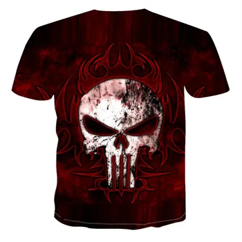 2020 naujas 3D kaukolė spausdinti marškinėliai vyrų ir moterų psichodelinio spalva hipnotizuojantis mados atsitiktinis marškinėliai punk t-shirt juokinga t-shirt