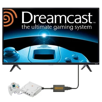 4K HDTV Konverteris Sega Dreamcast Žaidimų Pultai suderinami / HD-Link Kabelis Adapteris Dreamcast Vaizdo/Garso Išvesties