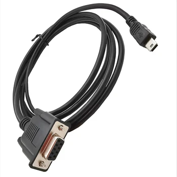 Mini USB 2.0 Male, kad DB9 RS232 9 Pin Female Adapter Entension jungiamuoju Kabeliu 1,8 m