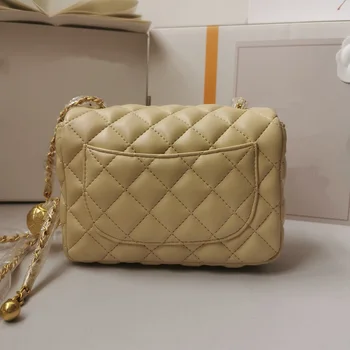 Aukštos klasės ponios pečių maišą mados dizaino prabanga rankinės aukštos kokybės odos lady messenger bag, avikailio lady krepšys