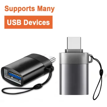 USB C Tipo Adapteris USB 3.1 C Tipo Male Į USB 3.0 Moterų Konverteris USB-C Įkrovimo Duomenų Perdavimo Adapteris Jungtis, Skirta Tablet Pc