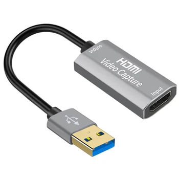 1080P 4K HDMI USB 3.0 Filmavimo Kortelės 60FPS uv-C HD Video Grabber Įrašyti Langelį PS4/PC/Žaidimas Įrašymo/Live Transliacijos