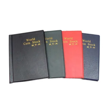 10 Puslapių 120 Kišenės Monetas Albumą Surinkimo Knyga, Mini Monetų Saugojimui Albumą Rinkti Monetas Nuotraukų Albumų Dekoravimas