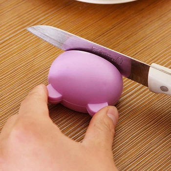 Nešiojamų Mini Peilis Drožtukas Animacinių Filmų Mini Be Poilsio Virtuvės Įrankiai, Priedai Kempingas Kišenėje Whetstone Peilis Malūnas
