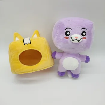 Lankybox Pliušinis Žaislas Boxy/Cat/Lady/Rocky Animacinių filmų Robotas Anime Plushie Lėlės Kawaii Partneris Vaikams, Gimtadienio Dovanos