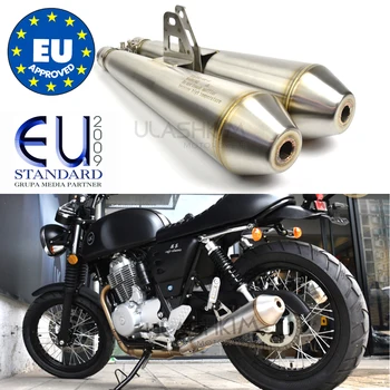 Universalūs Motociklo Išmetimo Duslintuvo Pabėgti Tilptų EUROPOS Teisės Patvirtinta 304 Nerūdijančio Plieno Išmetamųjų dujų Vamzdis