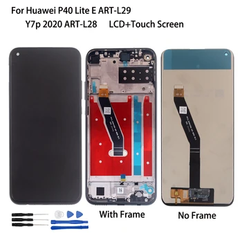 Originalą Huawei P40 Lite E MENAS-29 / Y7p 2020 MENO-L28 LCD Ekranas Jutiklinis Ekranas skaitmeninis keitiklis Asamblėjos Pakeitimo Ekranas +Rėmelį