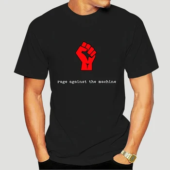 Pyktis Prieš Mašiną RATM Pirmoji Logo Marškinėliai Vyrams Marškinėlius