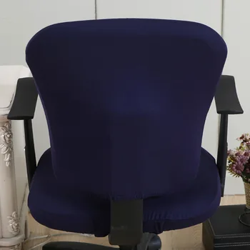 Ruožas Biuro Kėdė Padengti Anti-purvinas Kompiuterio Kėdė Spandex Slipcover Universalus Nuimamas Šiuolaikinės Multi Spalva Visiems metų laikams