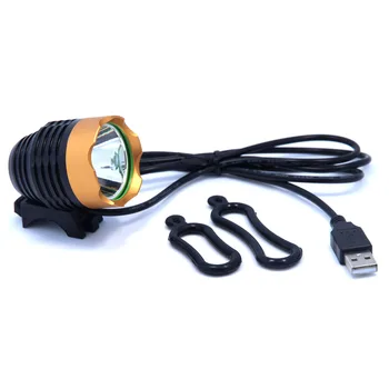 USB Prievadas T6 LED Dviračio priekinis žibintas atsparus Vandeniui Dviračio Šviesos Lempa, Dviračių Nuoma, Dviračių Priekinių žibintų 5 Spalvos Pasirinktinai