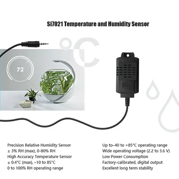 ITEAD Sonoff TH10 TH16 WIFI Jungiklis si7021 Temperatūros ir Drėgmės Jutiklis Wifi Nuotolinio Valdymo Protingo Namo Automatizavimo Modulis 16A