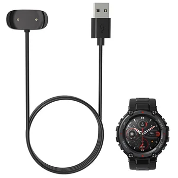 Saugus Įkroviklis Dokas 3.3 ft USB Įkrovimo Kabelis Amazfit T-Rex Pro smart watch 