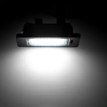 Pora 24 LED SMD 3528 LED Licencijos numerio apšvietimo Lemputės, Lempos, Lemputės 6000K šaltai Balta Tinka BMW E82 E90 E92 E93 M3 E39 E60 X5 e70